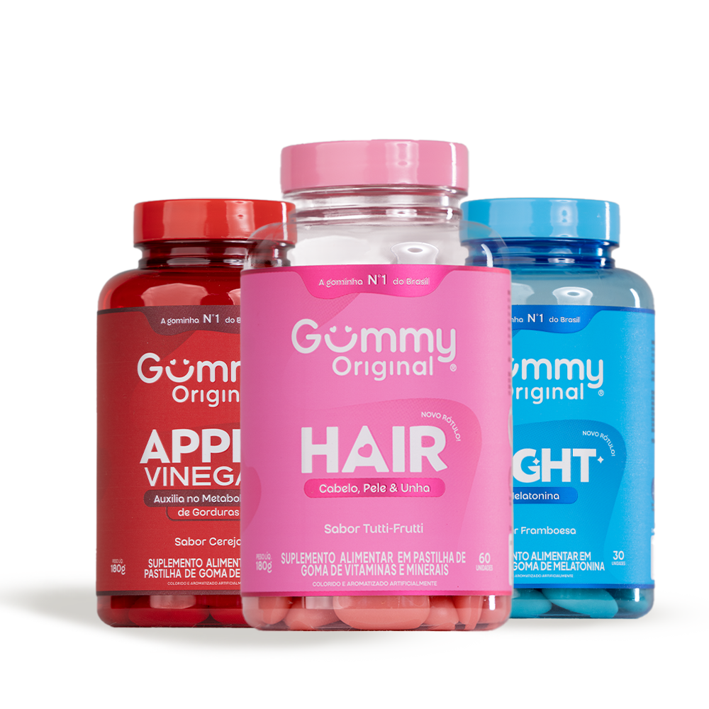 Kit 3 Potes Gummy® Bem-Estar Diário